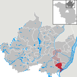 Kaart van Schöneberg