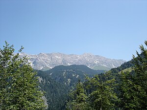 Schesaplana dalla parte svizzera di Seewis.