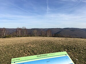 View from Modenhübel to the east