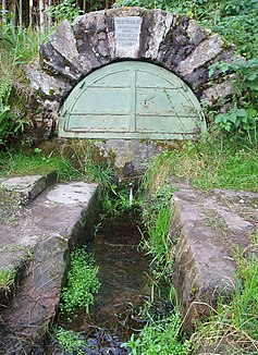 Schutter spring, taken in 1904 by the Black Forest Association