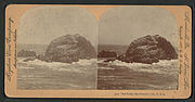 Thumbnail for File:Seal Rocks, San Francisco, Cal, from Robert N. Dennis collection of stereoscopic views.jpg