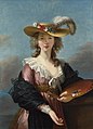 100 Self-portrait in a Straw Hat by Elisabeth-Louise Vigée-Lebrun uploaded by Aavindraa, nominated by Thi,  13,  0,  0