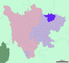 Suddivisioni del Sichuan - Guangyuan.svg