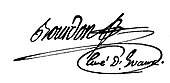 signature d'Antoine Bourdon