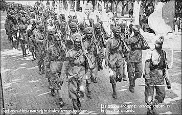 15th Sikhs in Marseille on their way to fight the Germans