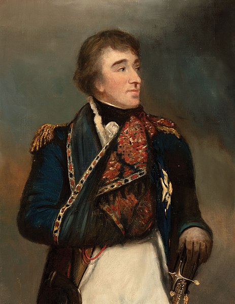Commodore Smith wounded at Alexandria 1801.