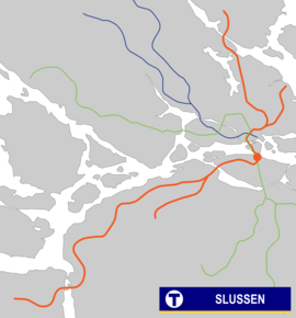 Slussen metro station