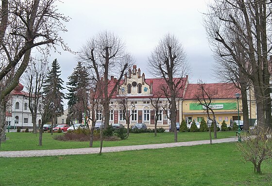 Sokołów Małopolski park i magistrat