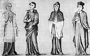 Costumes des Frères hospitaliers du Saint-Esprit au XIIIe siècle.