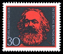 Почтовая марка ФРГ, 1968 год