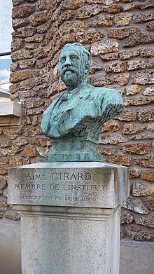 Buste d'Aimé Girard, AgroParisTech, Paris, France