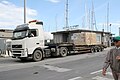 Transport mit LKW in die Verarbeitungsbetriebe