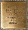 Stolperstein Alsterterrasse 11 (Max Bieber), Hamburg-Rotherbaum.JPG