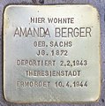 Amanda Berger, Giesebrechtstraße 12, Berlin-Charlottenburg, Deutschland