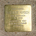 image=File:Stolperstein_Grüne_Straße_30_Mathilde_Hirsch.jpg