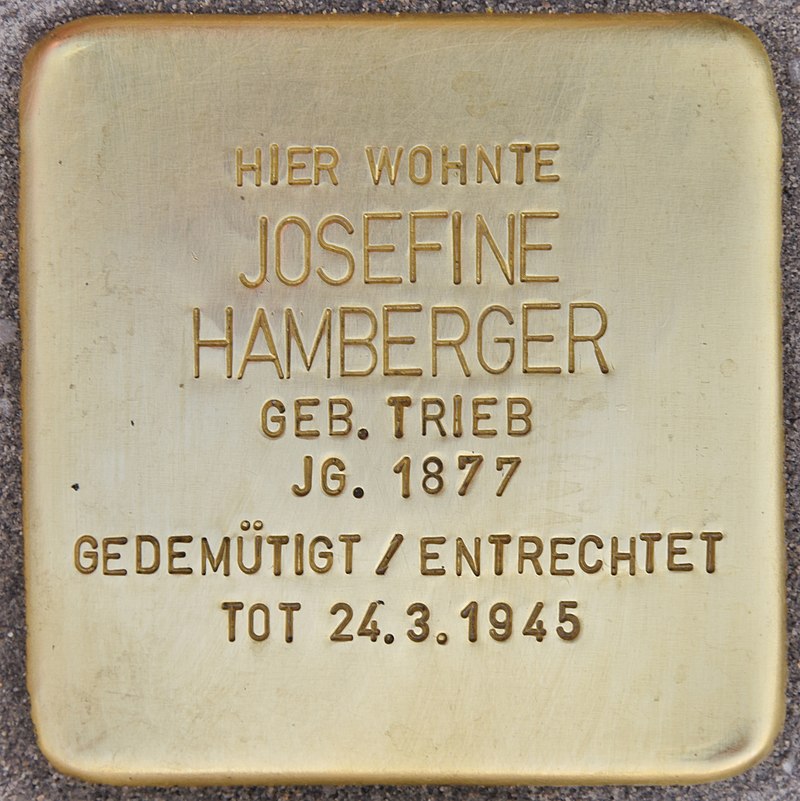 Stolperstein für Josefine Hamberger (München).jpg