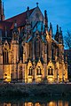 * Nomination The Gothic Revival apse of the Johanneskirche in Stuttgart, Germany, in the blue hour. --Aristeas 09:22, 20 February 2020 (UTC) * Promotion Nice image --PantheraLeo1359531 09:36, 20 February 2020 (UTC)