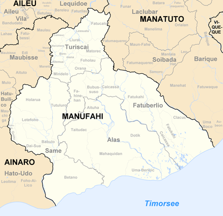 Sucos of Manufahi (borders between 2003 and 2015)
