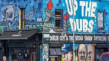 Dublin GAA mural in Ballybough