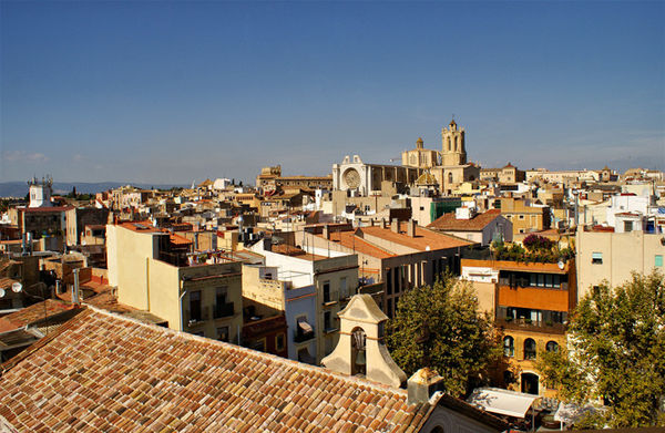 View over the port city of Tarragona