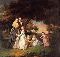 1795. James Peale. The Artist and His Family.