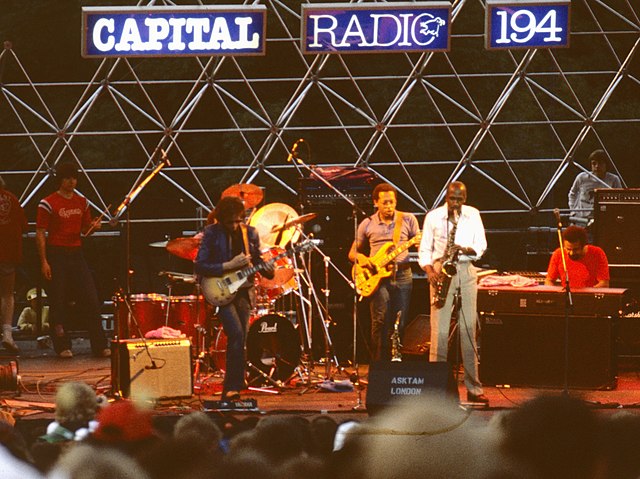 The Crusaders at Knebworth Park, UK, Capital Radio Jazz Festival, 1982