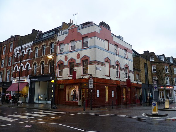 The former Old Parr's Head pub in Upper Street
