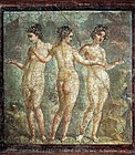 The Three Graces, from Pompeii (fresco).jpg