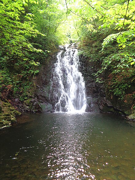Gleno waterfall is a local attraction