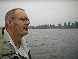 Theo Lalleman aan Kralingse Plas, juli 2010.