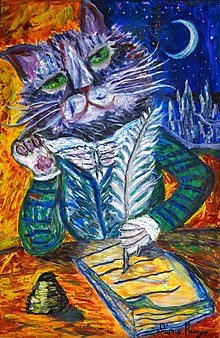 Tomcat Murr. Painting by Diana Ringo.jpg