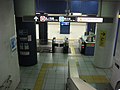 後楽園駅との連絡改札（2012年7月1日）