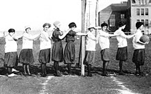 Women's basketball team, 1915 Trinity womens basketball 1915.jpg