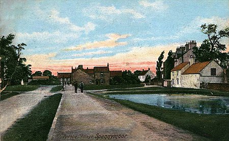 Tudhoe Village, Old Postcard