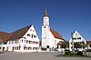 Market square in Tussenhausen