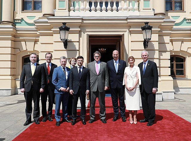 Volodymyr Zelensky and the U.S. Delegation at the May 20, 2019 Presidential inauguration of Zelensky