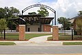 Entrance across amphitheater