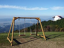 雲辺寺山頂公園の天空ブランコ