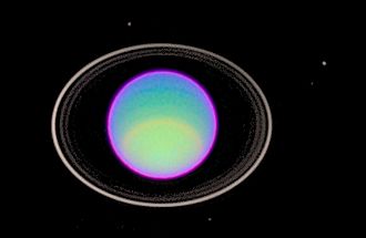 March 13: Uranus is discovered. Uranus with rings PIA01280.jpg