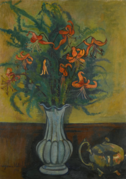 Vase de fleurs et théière, Suzanne Valadon, 1916