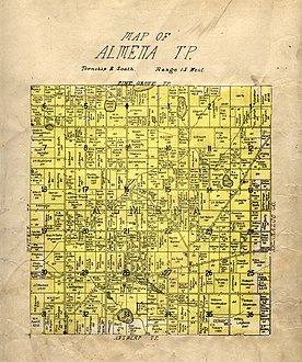 Van Buren County Michigan 1906 Almena Township.jpg