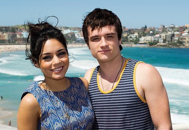 Hutcherson and Journey 2: The Mysterious Island co-star Vanessa Hudgens in Sydney in January 2012