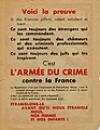 Tract de l'Affiche rouge