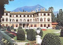 Veduta della facciata posteriore di Villa Giulia.