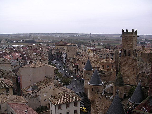 Vista geral de Olite