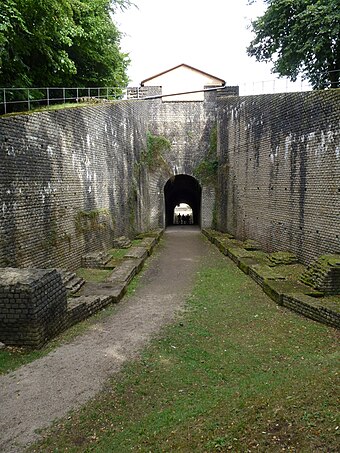 A vomitorium at the Roman amphitheatre in Trier