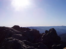 Felsen des Richard-Wagner-Kopfes mit dem Großen Rachel im Hintergrund