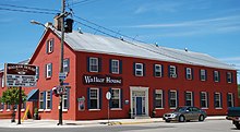 The Walker House, a historic hotel in the village since the 1860s.