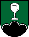 Coat of arms of Schwarzenberg in the Bohemian Forest