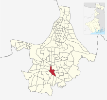 Location of Ward No. 97 in Kolkata Ward Map Ward no. 97 in Kolkata Municipal Corporation.svg